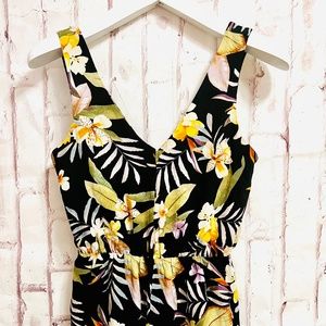 Women's Floral Short Romper One-piece